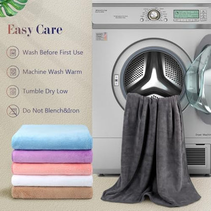 Orighty Bath Towels, Soft Feel Bath Towel, 6 Pack (24'' x 48'')