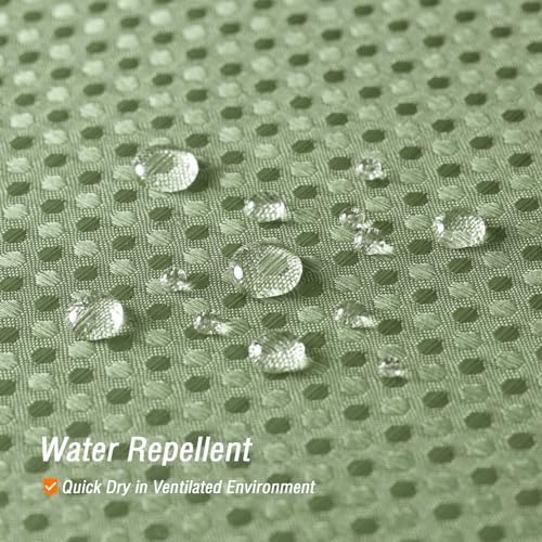 Gibelle Long Sage Green Fabric Shower Curtain, 72 x 78