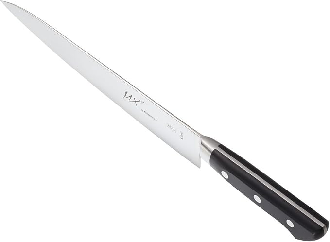 Mercer Culinary MX3 Premium San Mai VG-10 Steel Core Blade Gyuto Chef Knife, 210mm 8 3/10 Inch,Black