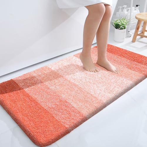 OLANLY Large Bathroom Rugs 50x30, Extra Soft Absorbent Microfiber Bath Rugs