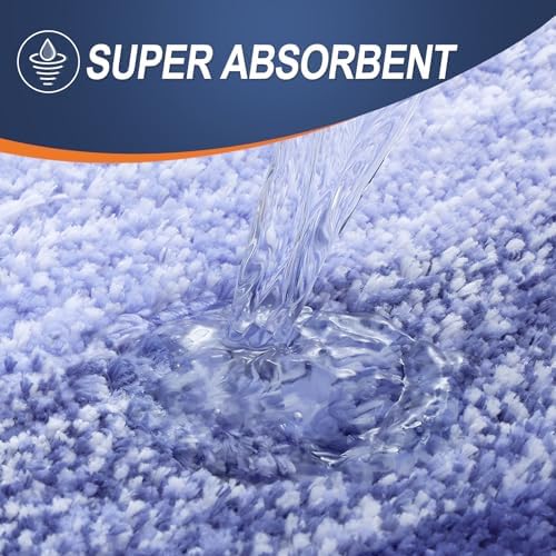 OLANLY Large Bathroom Rugs 50x30, Extra Soft Absorbent Microfiber Bath Rugs