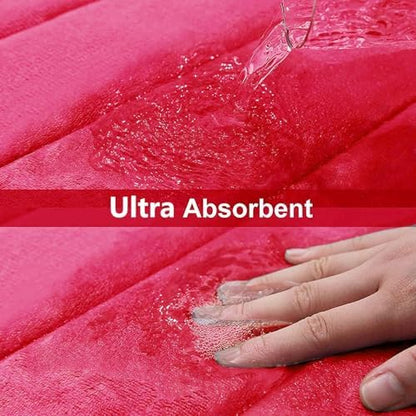 Buganda Memory Foam Bath Mat 59 x 17, Ultra Soft Absorbent Bathroom Rugs