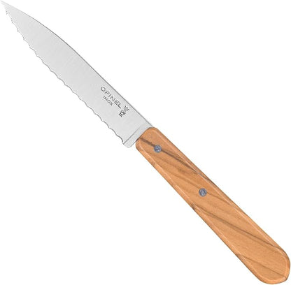 Opinel Essentials Kitchen Knife Box Set - Olive Wood
