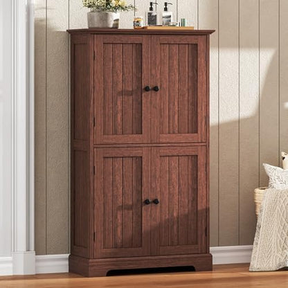ChooChoo Bathroom Floor Cabinet with Adjustable Shelves