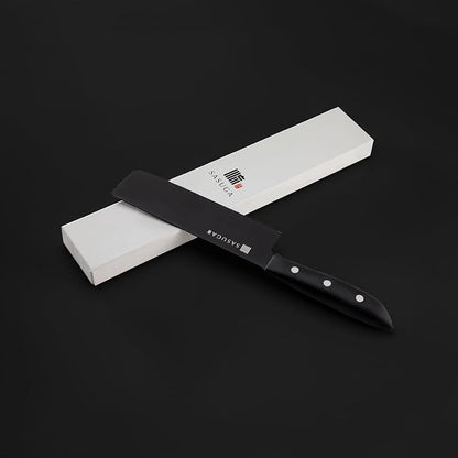 SASUGA Lightweigth Japanese Nakiri Vegetable Knife 165 mm – Made in Japan | Molybdenum-Vanadium Stainless Steel | Flat Blade for Precise Vegetable Cutting