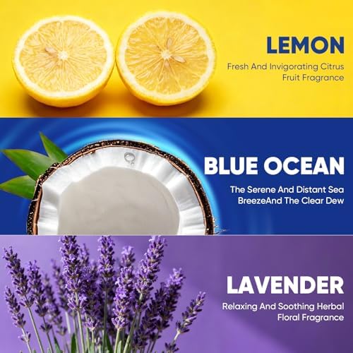 30Ct Aromative Toilet Brush Refills, Toilet Bowl Cleaner Refills, 3 Scents
