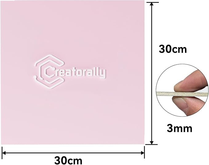 8 Pack Pink Basswood for Laser Cutting, 12"x12"x1/8" (3 mm) Double-Sided Colored Plywood Sheets, for Laser Engraving, DIY Craft Wood & School Projects