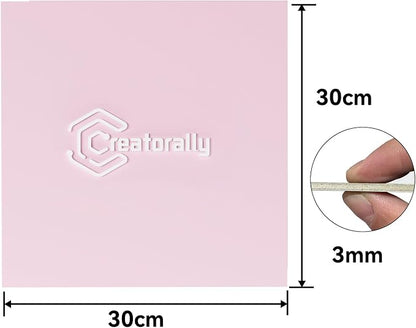 8 Pack Pink Basswood for Laser Cutting, 12"x12"x1/8" (3 mm) Double-Sided Colored Plywood Sheets, for Laser Engraving, DIY Craft Wood & School Projects