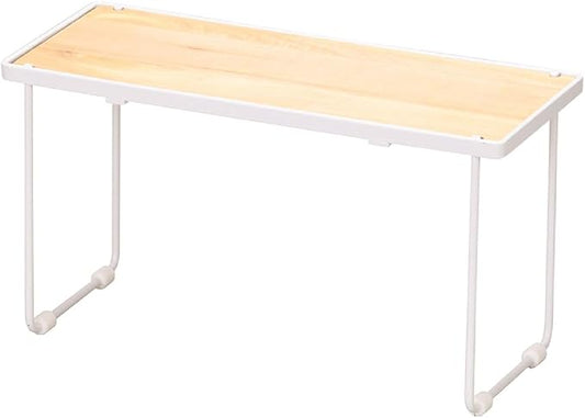 Pearl Metal HB-5085 Shelf, Slim, Natural, White