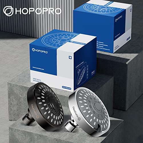 High Pressure Shower Head, HOPOPRO 5-Mode Fixed Showerhead, NBC Recommended