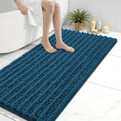Arotive Bathroom Rugs Mat 50x30, Soft Absorbent Chenille Shaggy Bath Mat