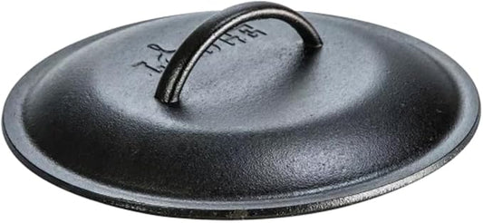 Lodge Seasoned Cast Iron Lid - 10.25 Inches - Heavy-Duty Iron Cookware Cover for Heat Retention - Seasoned Skillet or Dutch Oven Cover - Replacement Lid
