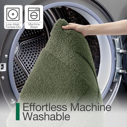 LUMI Ultra Soft Bathroom Rugs Absorbent, Non Slip Bath Mat 16X24, Green