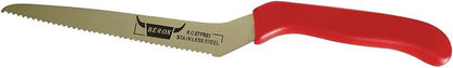 Berox Chef Junior 5 Inches Blade Kitchen Cutting Slicing Knife Offset Handle (Red)