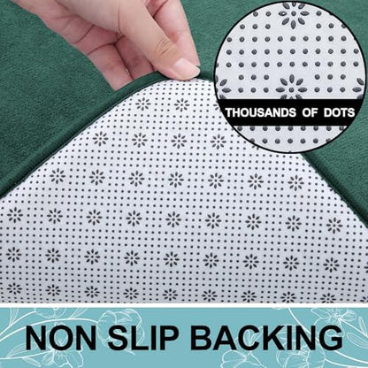 Smiry Memory Foam Bath Mat 30x20, Extra Soft and Absorbent Bathroom Rugs
