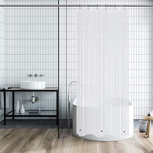 Mrs Awesome 32x72 Stall Size Shower Curtain Liner Clear