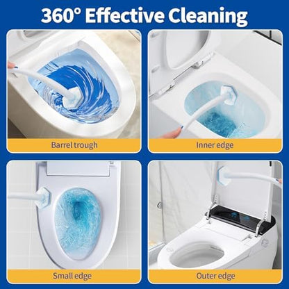 100 Count Toilet Bowl Wand Refills, Disposable Toilet Cleaner Refills, Disposable Wand Heads Compatible with Clorox and the Most Toilet Brushes,unscented