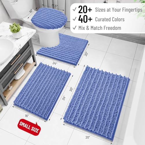 Arotive Bathroom Rugs Mat 36x24, Soft Absorbent Chenille Shaggy Bath Mat