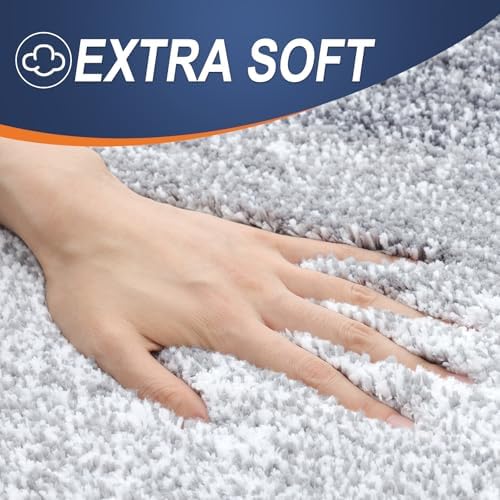 OLANLY Microfiber Bathroom Rugs Sets 3 Piece, 36"x24"+24"x16"+24"x20"