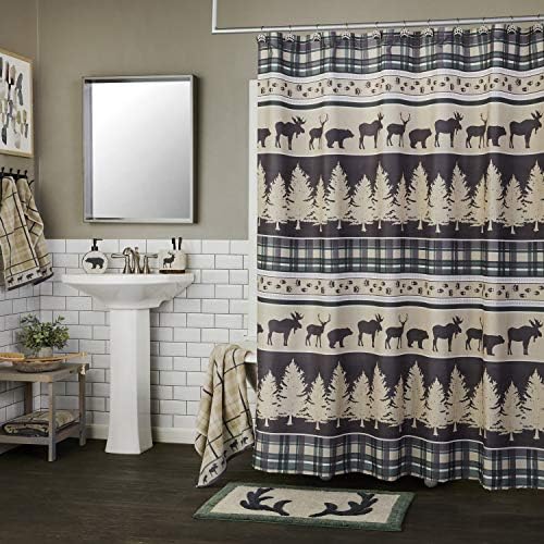 SKL Home Yellowstone Grand Teton Bath Towel, Taupe 50.00" x 27.00"