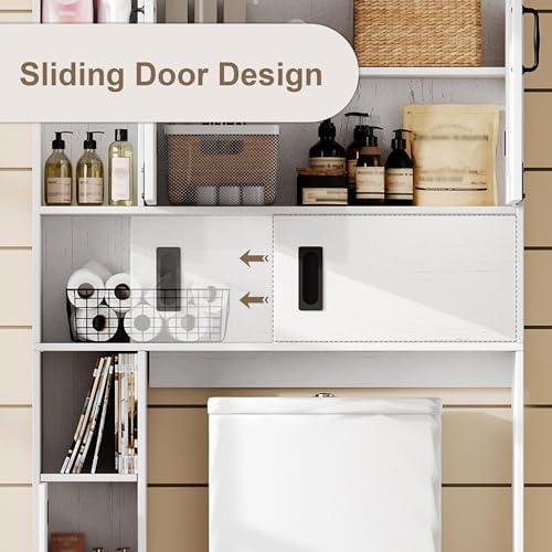 ChooChoo Over The Toilet Storage Cabinet with Adjustable Shelves