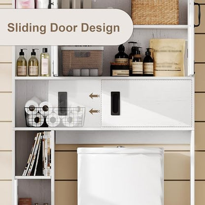 ChooChoo Over The Toilet Storage Cabinet with Adjustable Shelves