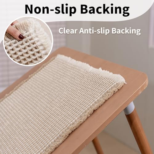 Waffle Bath Mat, Boho Bathroom Rugs Non Slip Washable, 20" x 32"