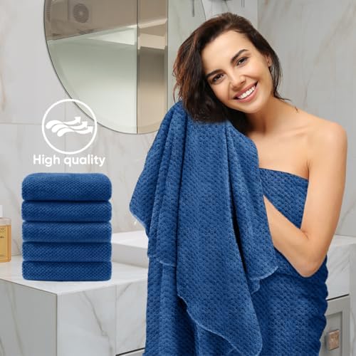 HOMEXCEL 6PK Bath Towel Set, 24x48 in, Absorbent&Quick Dry Towels for Hotel