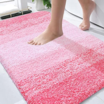 OLANLY Bathroom Rugs Mat 30x20, Extra Soft Absorbent Microfiber Bath Rugs