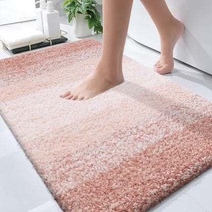 OLANLY Bathroom Rugs Mat 34x21, Extra Soft Absorbent Microfiber Bath Rugs