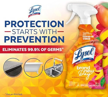 LYSOL Foaming Bathroom Cleaner & Disinfectant Spray, Mango Scent, 32 oz