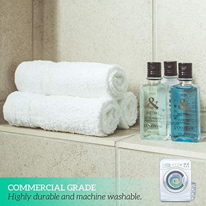 GREEN LIFESTYLE Washcloth 13x13 Scratch Free Texture Super Soft Highly Absorbent Ideal for Hotel, Restaurant, Bars, Automotive (Pack of 300)