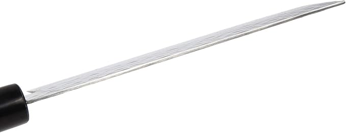 Japanese Vegetable Knife Hammered Damascus VG-10 46 Layer D-Shape Magnolia Wood Handle, Nakiri 6.3-inch (160mm)