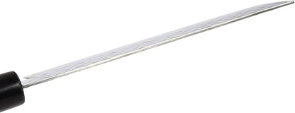 Japanese Vegetable Knife Hammered Damascus VG-10 46 Layer D-Shape Magnolia Wood Handle, Nakiri 6.3-inch (160mm)