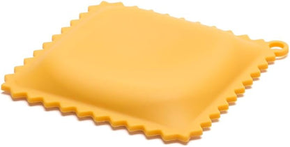 Pasta Grande - Fun Pasta Shaped Silicone Kitchen Tools in a Gift Box / 4 of our Pasta-shaped kitchen gadgets in one festive giftbox/Farfalloni, Ravioli, Penneli & Mafaldine/by Monkey Business