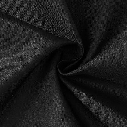 N&Y HOME Fabric Shower Stall Curtain or Liner 36 x 72 Inches, Black