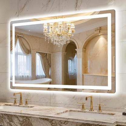 LED Bathroom Mirror, 45"x30" Bathroom Vanity Mirror with Lights