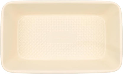 David Burke 9" Loaf Pan – Commercial Grade Heavy Gauge Steel, Dishwasher Safe, PFTE & PFOA Free, Oven Safe – Cream