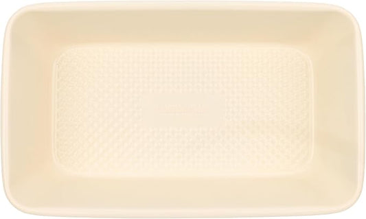 David Burke 9" Loaf Pan – Commercial Grade Heavy Gauge Steel, Dishwasher Safe, PFTE & PFOA Free, Oven Safe – Cream