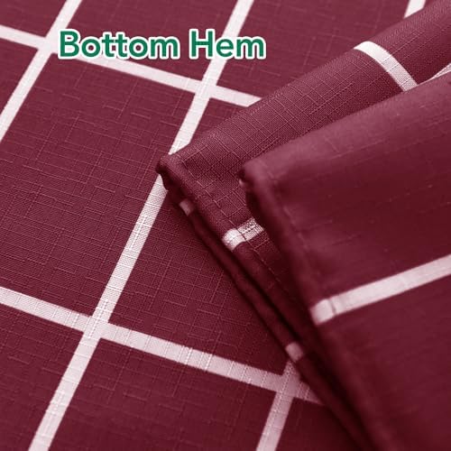 Fabric Farmhouse Shower Curtain-Cloth Extra Long Shower Curtains Bathroom