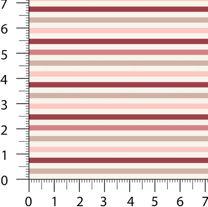 Valentine Patchwork Fabric Panel 100x155 cm – 100% Cotton Satin, 6 Coordinated Heart, Love Script, Dot & Stripe Prints on One Continuous Sheet (Love Story, 6pcs 50x50cm)