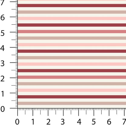 Valentine Patchwork Fabric Panel 100x155 cm – 100% Cotton Satin, 6 Coordinated Heart, Love Script, Dot & Stripe Prints on One Continuous Sheet (Love Story, 6pcs 50x50cm)