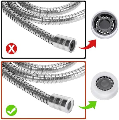 12Pcs Shower Flow Restrictor, Grey Water Flow Reducer Control Value