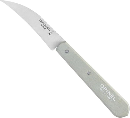 OPINEL Les Essentials - Small Kitchen 4 Piece Knife Set - Paring, Serrated, Peeler, Vegetable Knife, Corrosion Resistant High Carbon Steel, Made in France (Primo)