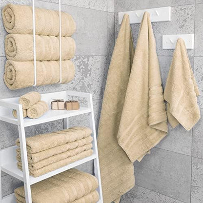 American Soft Linen 100% Cotton Luxury Turkish Towels, 4 PC Bath Towel Set
