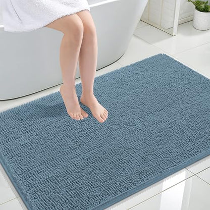 OLANLY Large Bathroom Rugs 44x32, Extra Soft Absorbent Chenille Bath Rugs