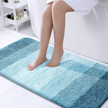 OLANLY Bathroom Runner Rug 47x24, Extra Soft Absorbent Microfiber Bath Rugs