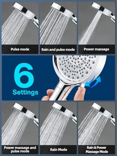 Cobbe Filtered Shower Head with Handheld - Filters Over 99% Of Chlorine