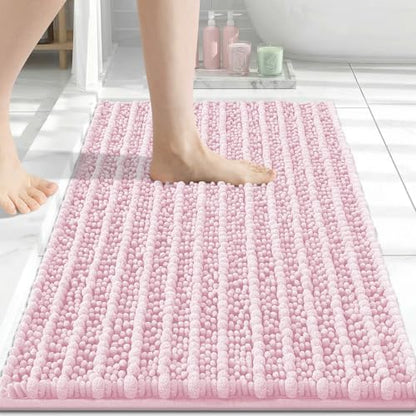 Arotive Bathroom Rugs Mat 24x16, Soft Absorbent Chenille Shaggy Bath Mat