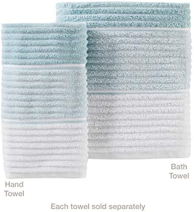SKL Home Planet Ombre Bath Towel, 100% Turkish Cotton, Aqua